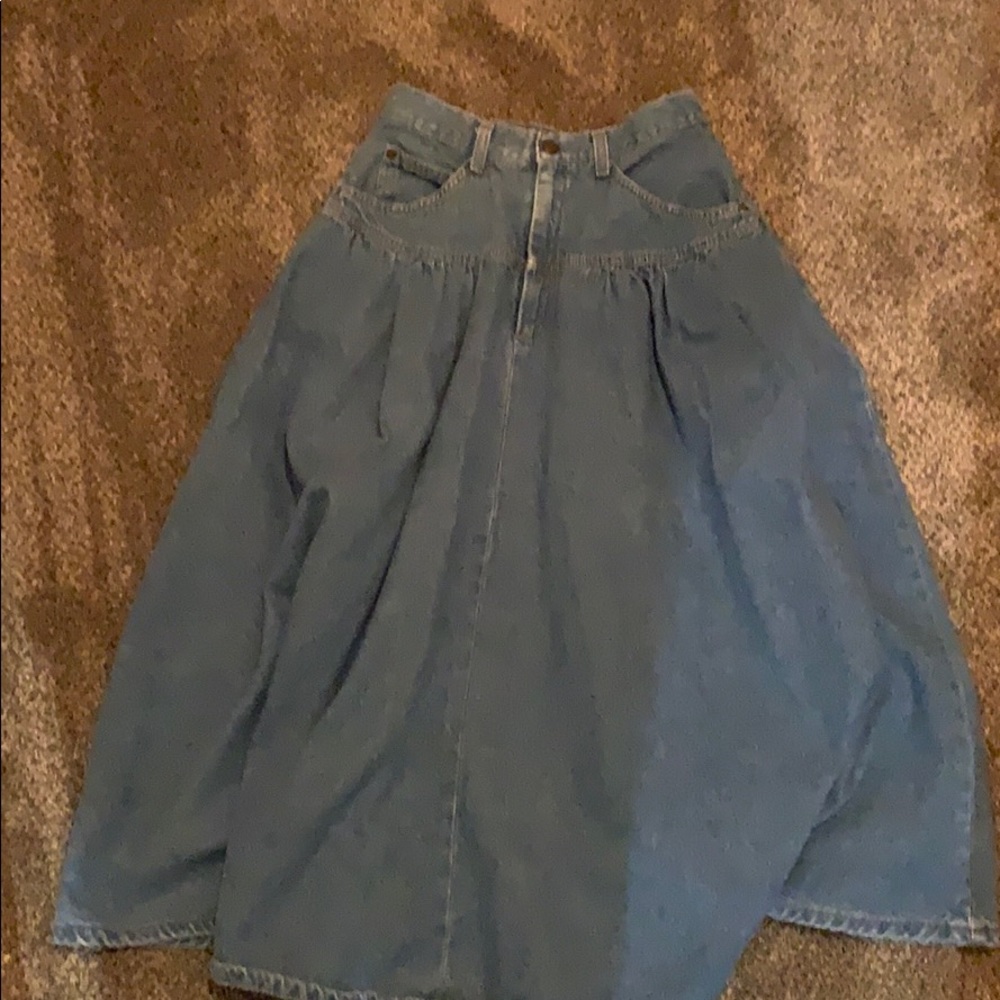 jean skirt